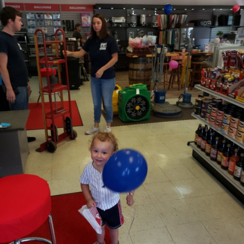 PIP Rental staff enjoying a customer appreciation event.