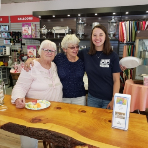 PIP Rental staff enjoying a customer appreciation event.