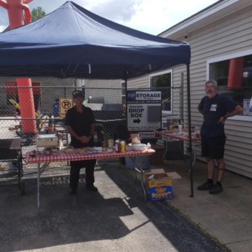 PIP Rental staff enjoying a customer appreciation event.