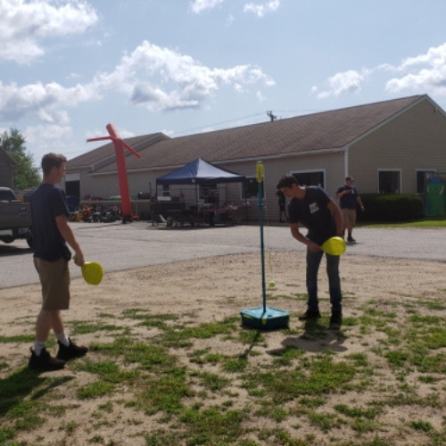 PIP Rental staff enjoying a customer appreciation event.