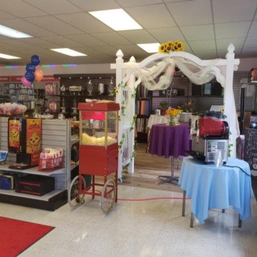 PIP Rental decorating for a customer appreciation event.