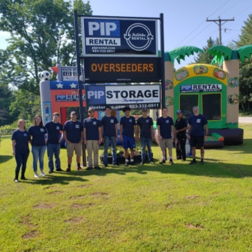 PIP Rental staff enjoying a customer appreciation event.