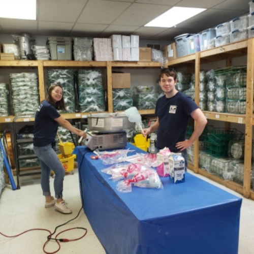 PIP Rental staff enjoying a customer appreciation event.