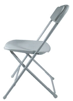 White Plastic Dining Chair