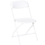 White Plastic Dining Chair