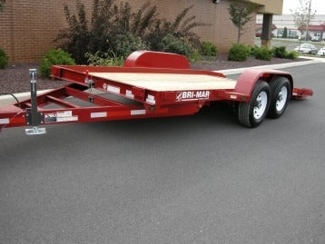 Bri-Mar Tilt trailer 16', Gravity tilt